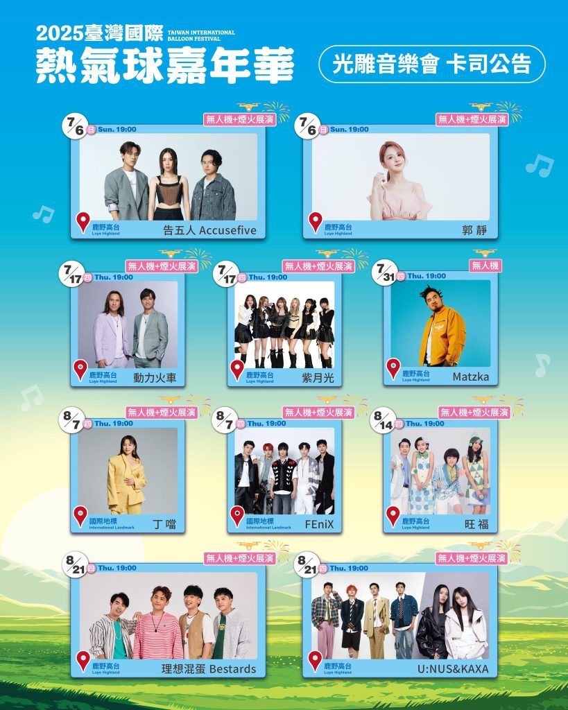 2025鹿野高台熱氣球活動最新資訊