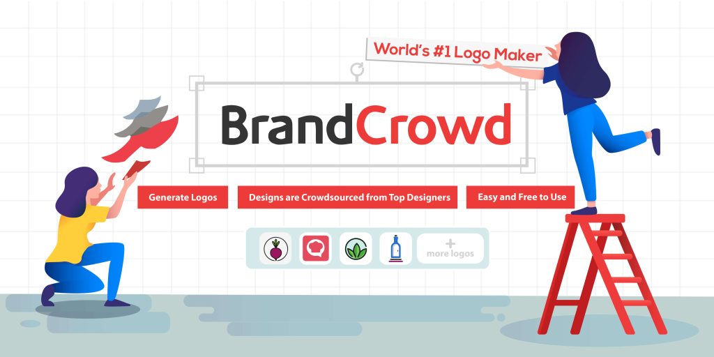 品牌設計工具 BrandCrowd 的標誌