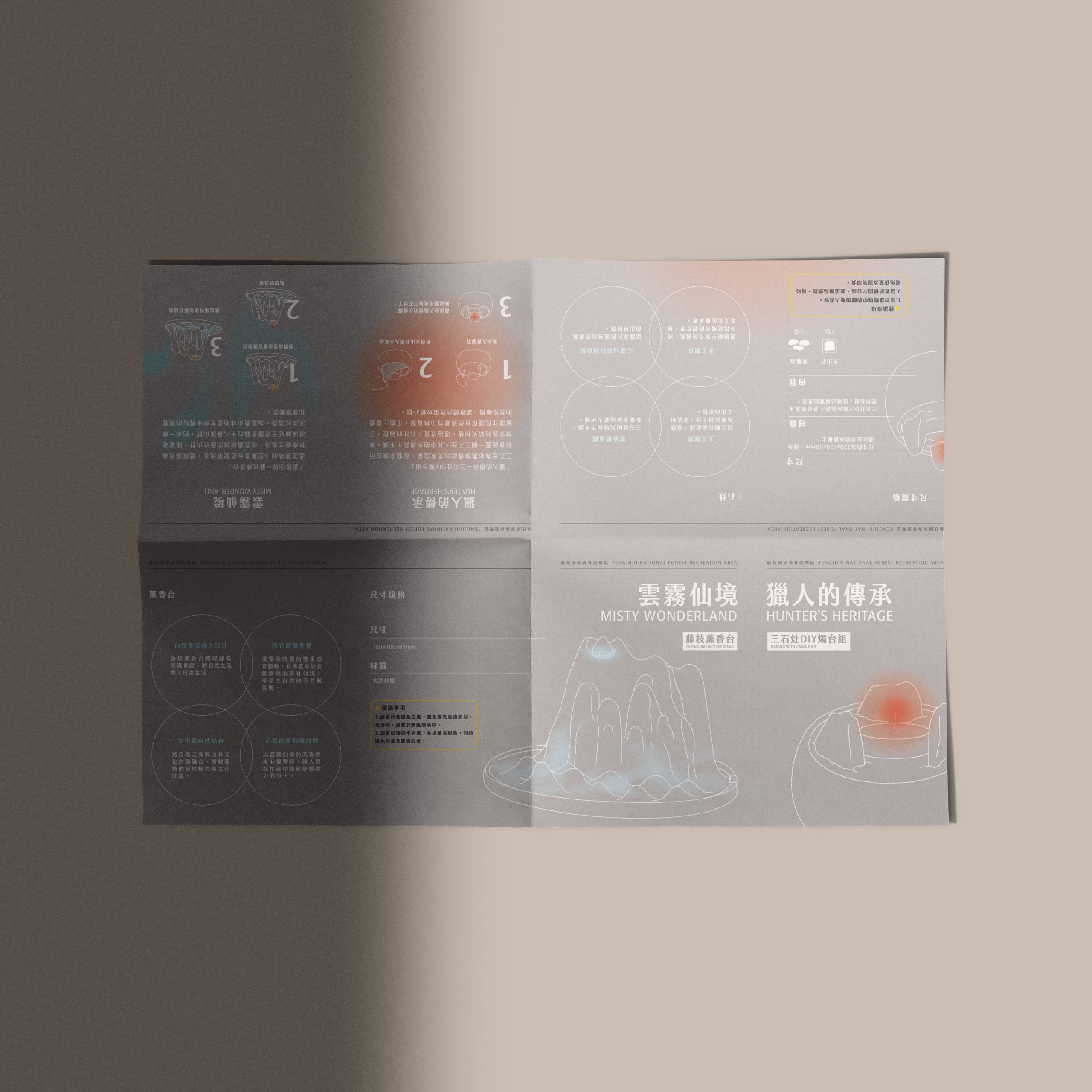 以山石為基，霧林為魂：藤枝倒流香特色文創商品設計｜林業及自然保育署屏東分署