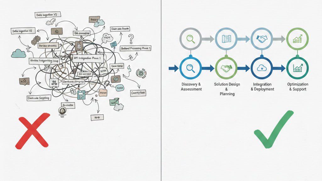 服務流程設計教學：打造高轉換率 B2B 產品頁的視覺化策略