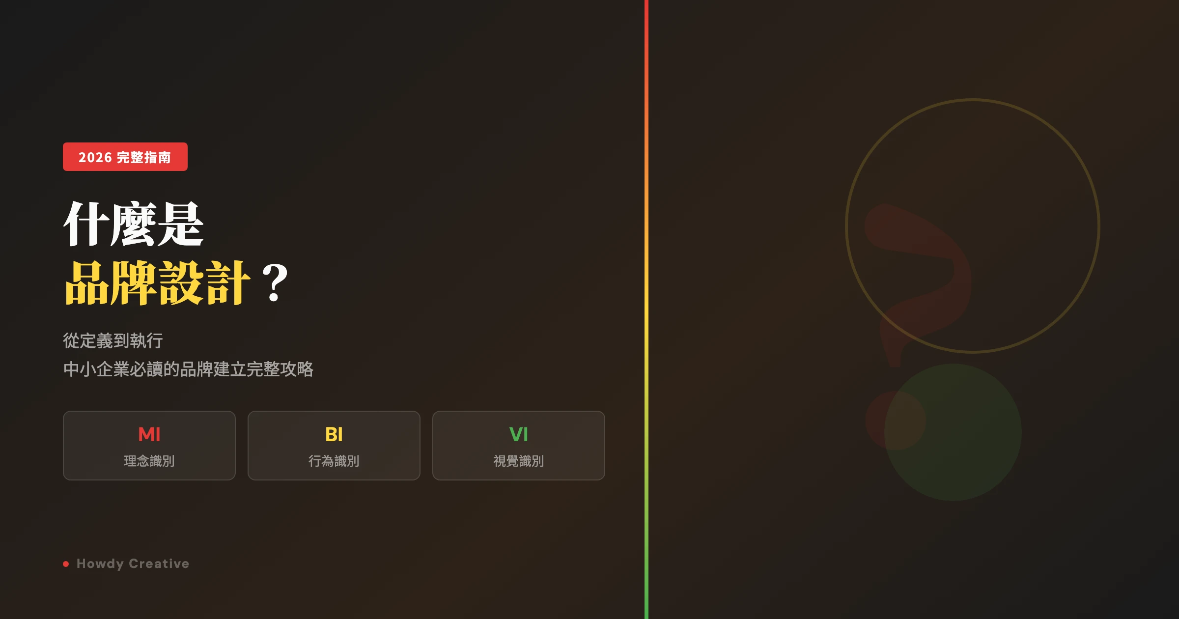 什麼是品牌設計？從定義到執行，中小企業必讀的品牌設計完整指南