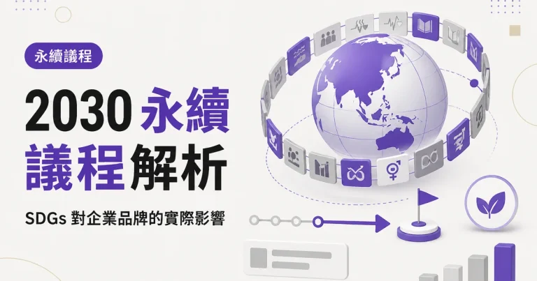 2030 永續議程解析｜SDGs 對企業品牌的實際影響