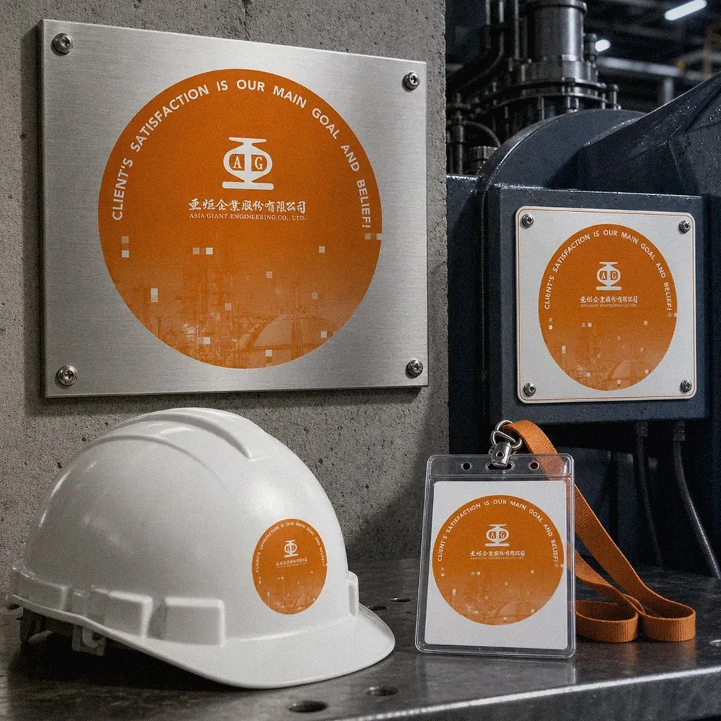 Asia Giant Enterprise smart manufacturing plant identity application | Howdy Creative