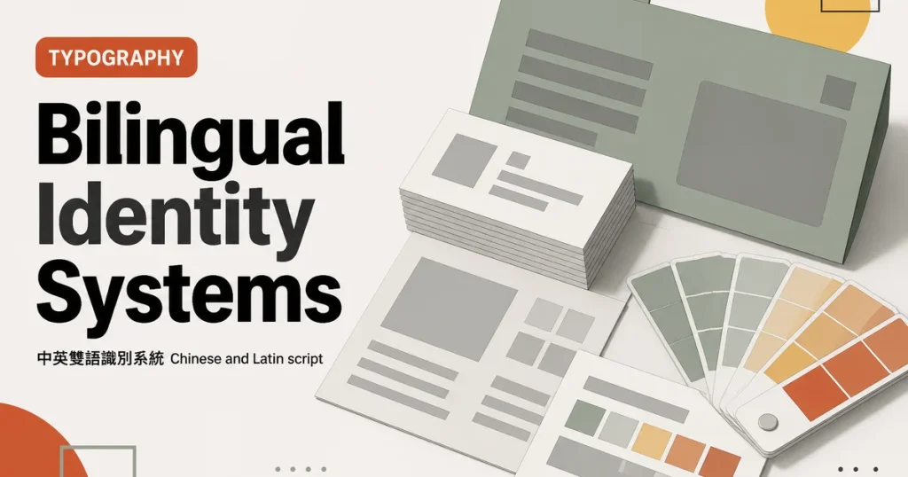 Bilingual Identity Systems — Chinese and Latin script, side by side