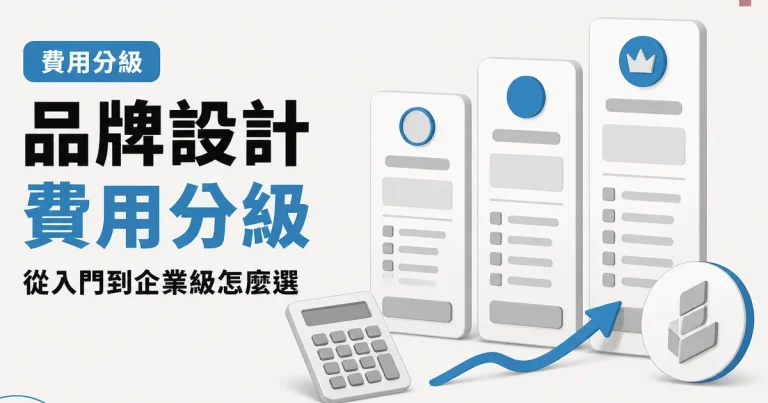 品牌設計費用分級|從入門到企業級怎麼選