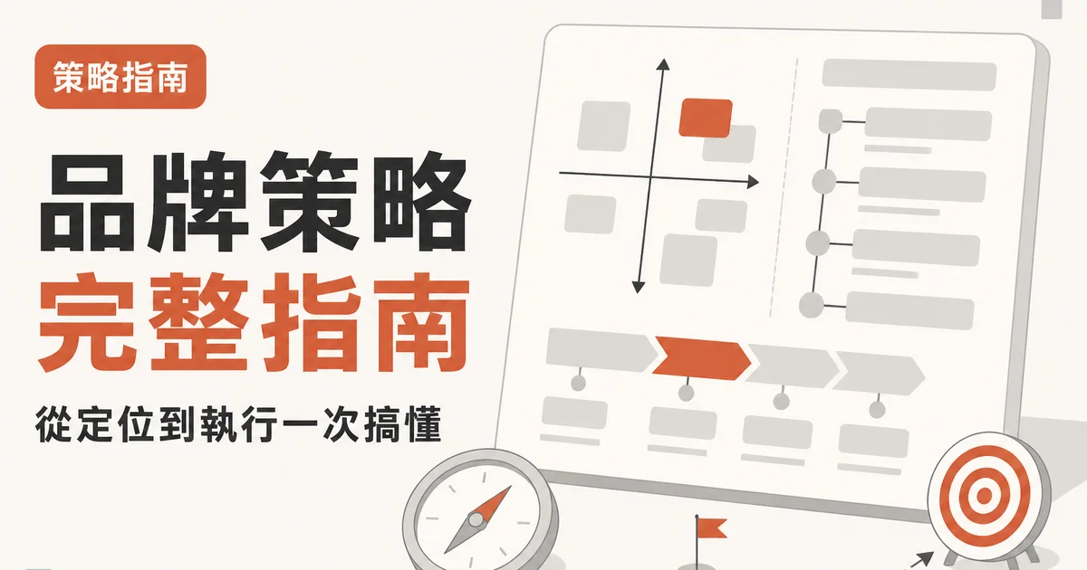 品牌策略完整指南|從定位到執行一次搞懂