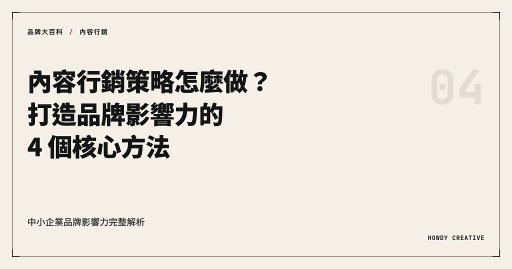 內容行銷策略4個核心方法完整解析特色圖