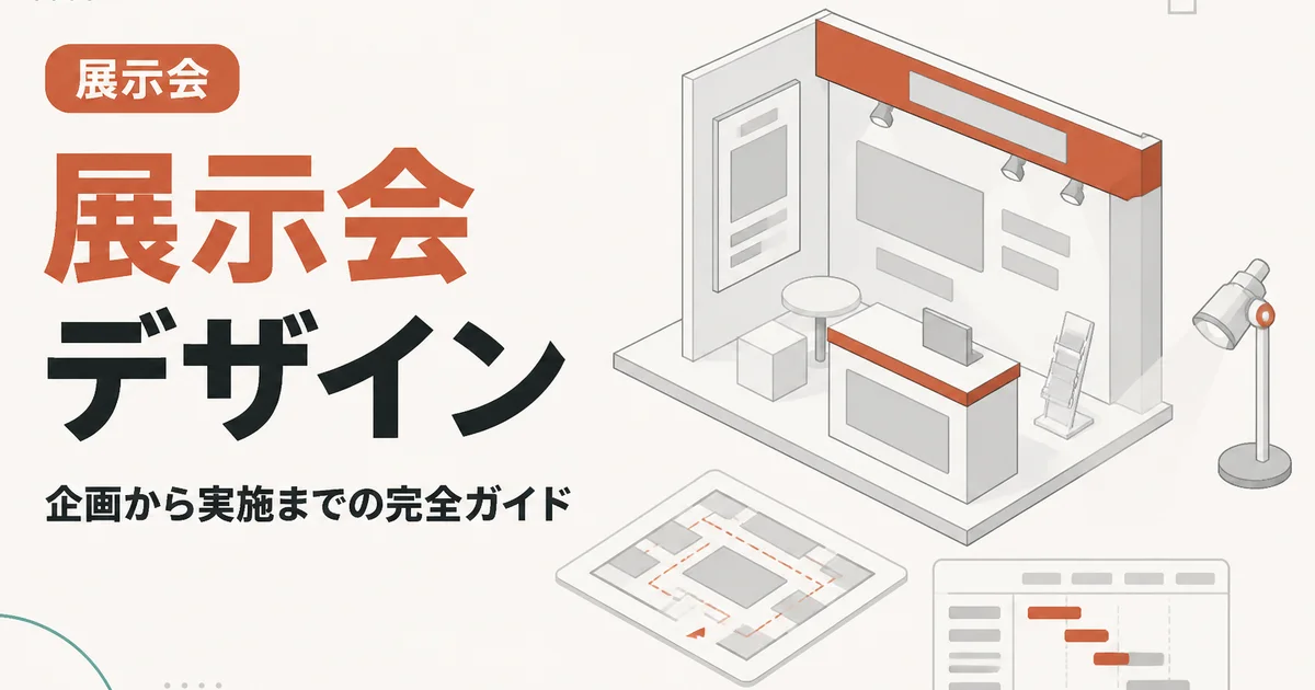 展示会デザイン｜企画から実施までの完全ガイド