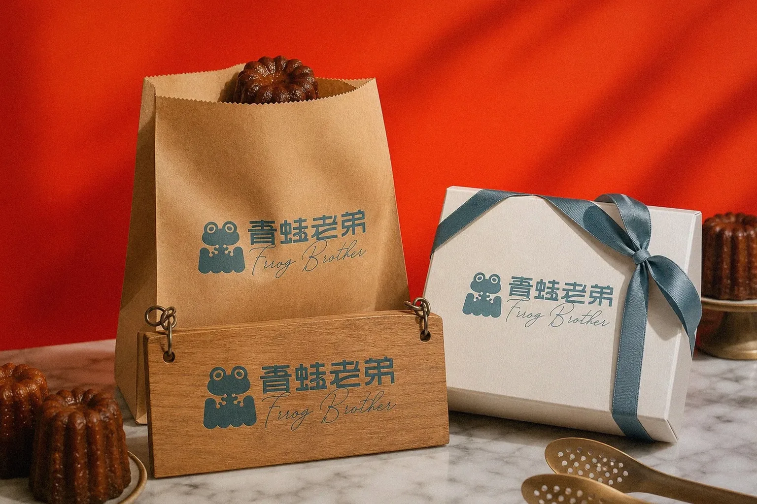 青蛙老弟烘焙坊のカヌレブランドアイデンティティ展開|好心地文創