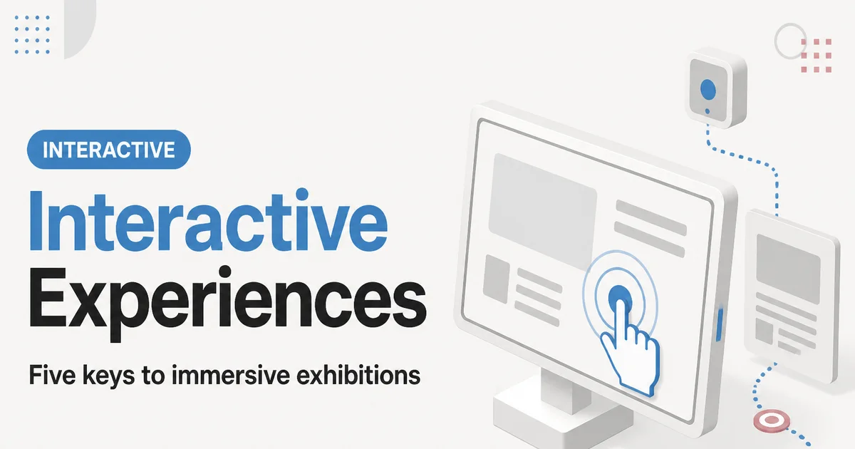 Interactive Experiences — Five keys to immersive exhibitions