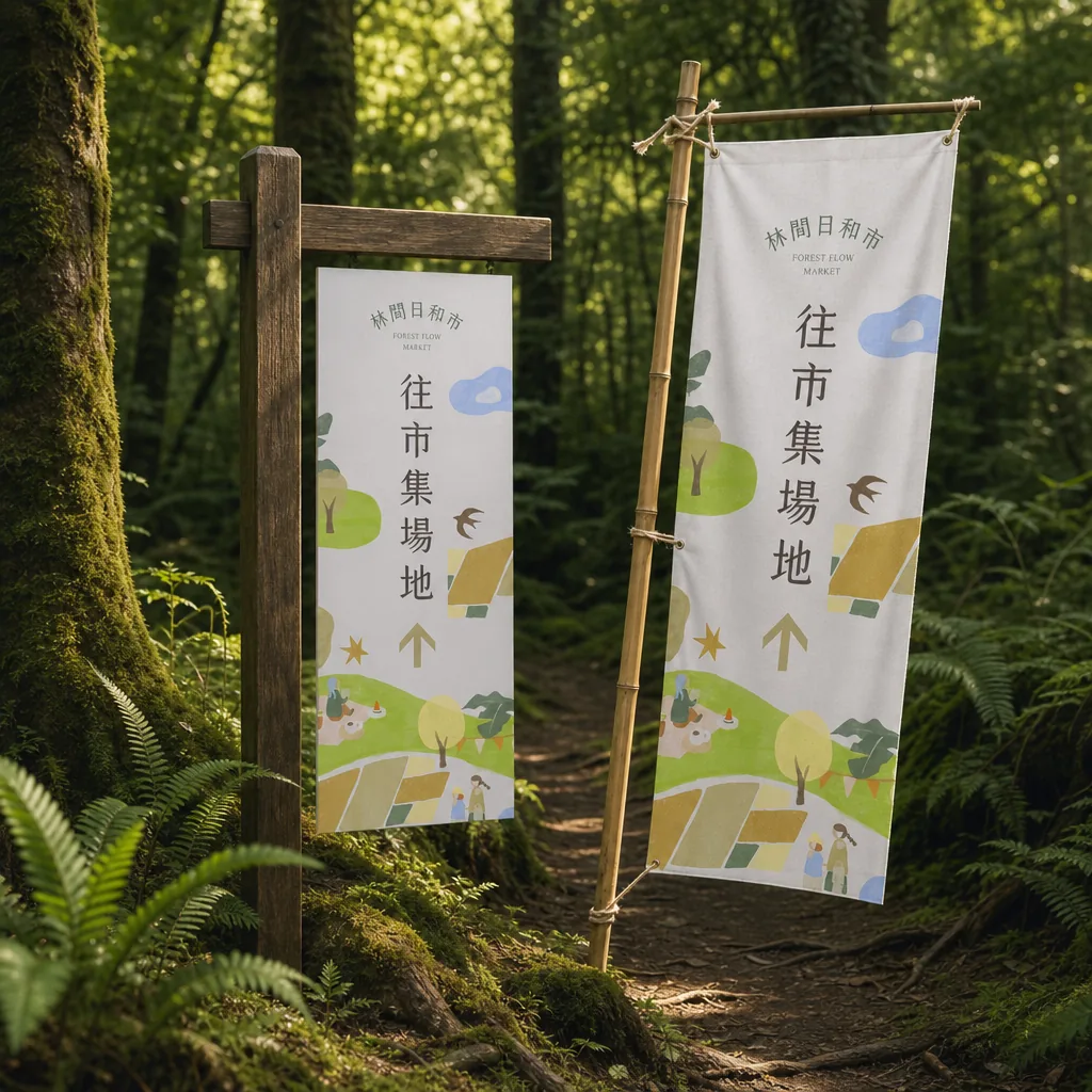 林業及自然保育署屏東分署 林間日和市指標應用示意｜好心地文創
