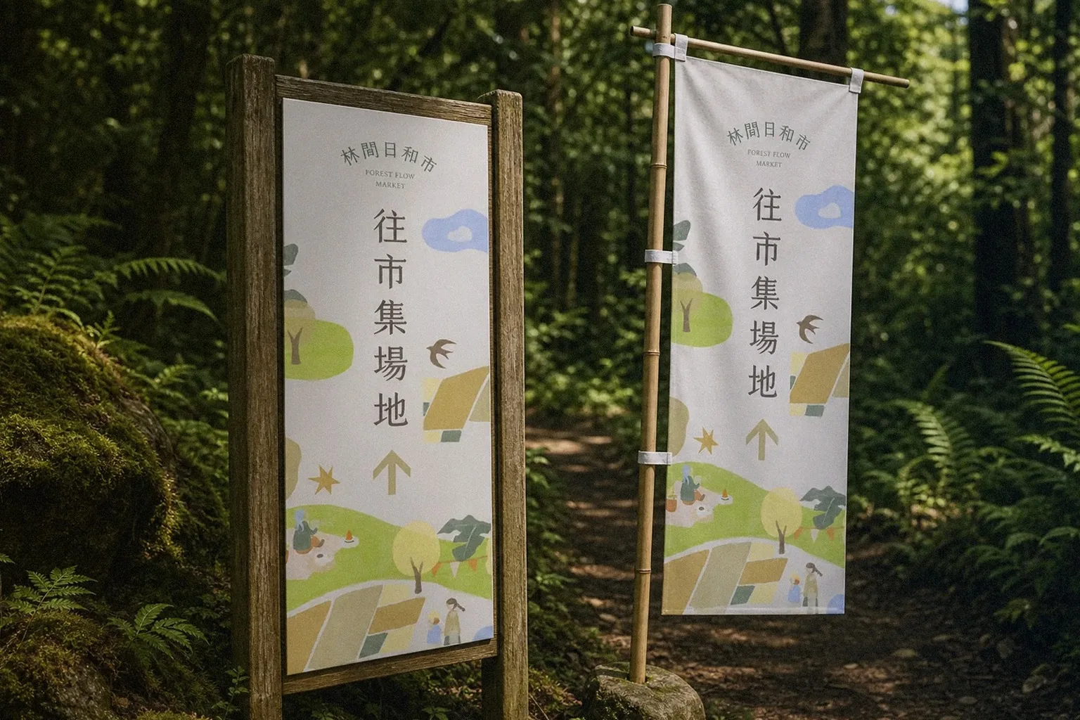林業及自然保育署屏東分署 林間日和市指標應用示意｜好心地文創