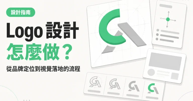 Logo 設計怎麼做?|從品牌定位到視覺落地的流程