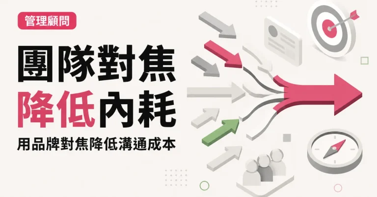 團隊對焦降低內耗|用品牌對焦降低溝通成本