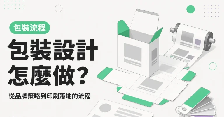 包裝設計怎麼做？｜從品牌策略到印刷落地的流程
