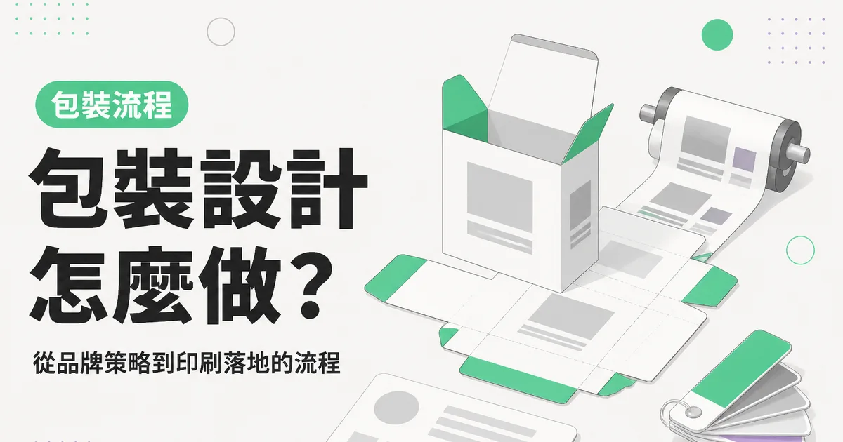 包裝設計怎麼做？｜從品牌策略到印刷落地的流程