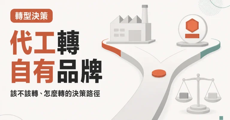 代工轉自有品牌|該不該轉、怎麼轉的決策路徑